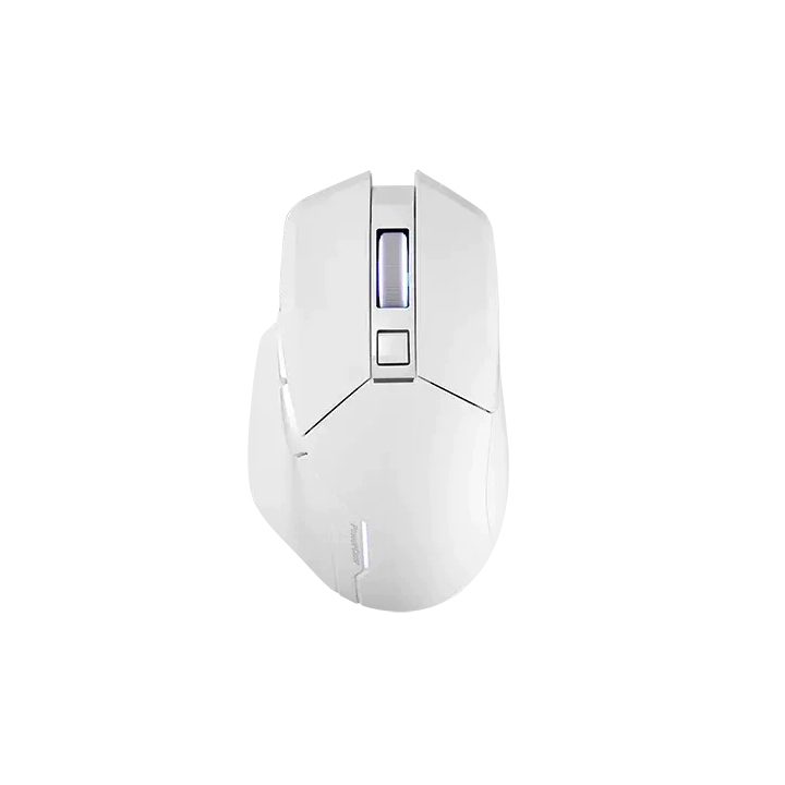 Геймърска безжична мишка PowerColor ALPHYN AM10 - White, (35939637)