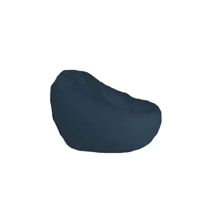 Пуф, круша, 520л., Nirvana Gigant - Panama Bleumarin, Водоустойчив, Перящ се калъф, Пълнеж от Полистиролни перли