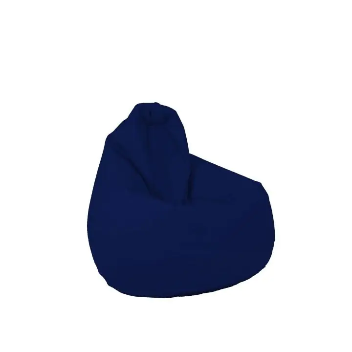 Пуф, круша за деца 4-14 г.,160л. Nirvana Light - Teteron Indigo, За открито, Перящ се калъф, Пълнеж от Полистиролни перли
