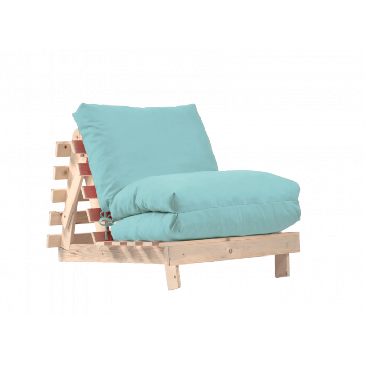 Фотьойл, Fubsy Wood, Bombay Midsummers Dream - разтегателен шезлонг, дърво, текстил, (PUF-FM-FBS-PT-MID)