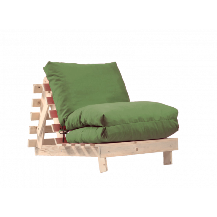 Фотьойл Fubsy Wood, Bombay Pine Crush, разтегателен шезлонг, дърво, текстил, (8388)