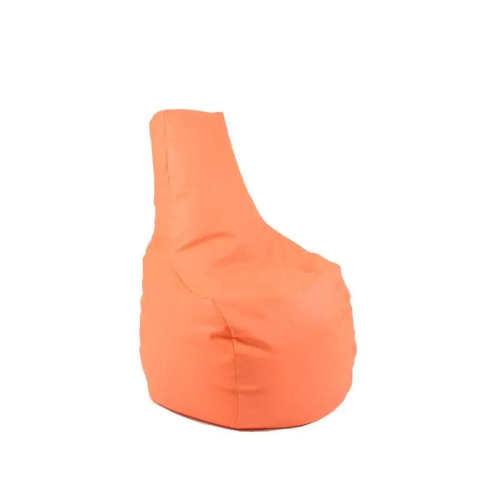 Пуф, стол, 210л., Sunlounger - Orange, еко кожа, Пълнеж от полистиролни перли, 8119