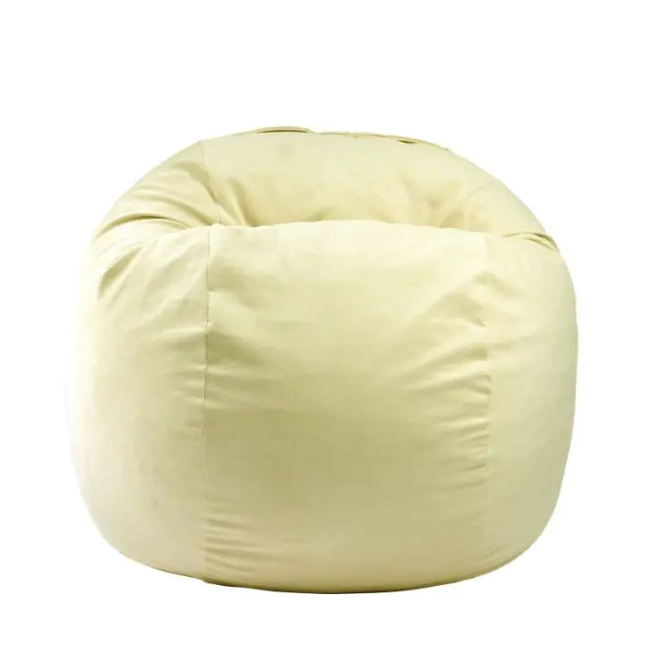 Пуф барбарон, 400л., Matusalem - Lemon, Перящ се калъф, Подходящ за деца, Пълнеж с микс от мемори пяна и дунапрен, Гама Premium, 8130