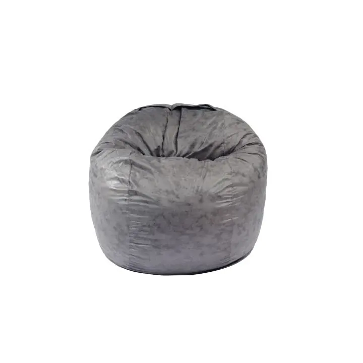 Пуф, Барбарон, 600л., King Size - Smoke Grey, Перящ се калъф, Трансформира се в легло, Пълнеж с микс от мемори пяна и дунапрен, Гама Premium