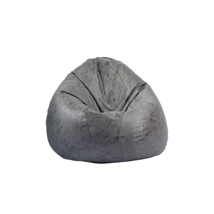 Пуф, круша, 520л., Nirvana Gigant - Smoke Grey, Перящ се калъф, Пълнеж от Полистиролни перли, Гама Premium