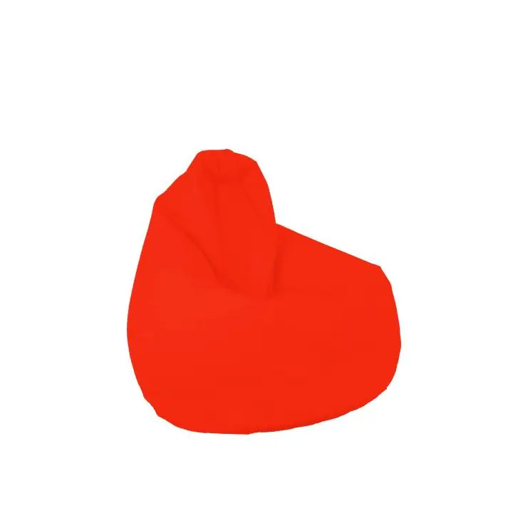 Калъф за пуф круша, 160л., Nirvana Light - Teteron orange neon, (Не съдържа пълнеж), за открито, 8806