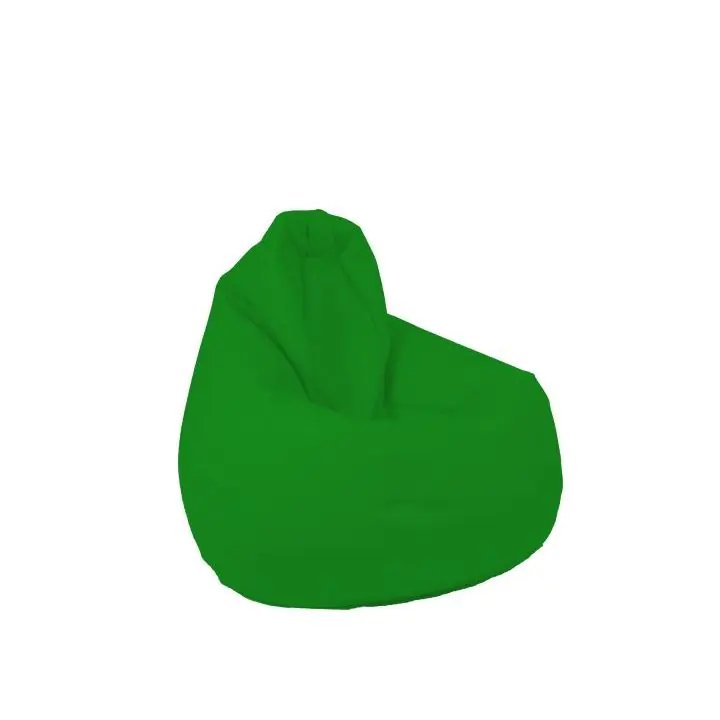 Калъф за пуф круша, 160л., Nirvana Light - Teteron Green, (Не съдържа пълнеж), за открито, 8803