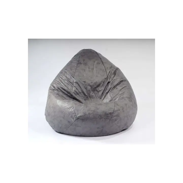 Пуф, круша, 320л., Nirvana Grande - Smoke Grey, Перящ се калъф, Пълнеж от Полистиролни перли, Гама Premium