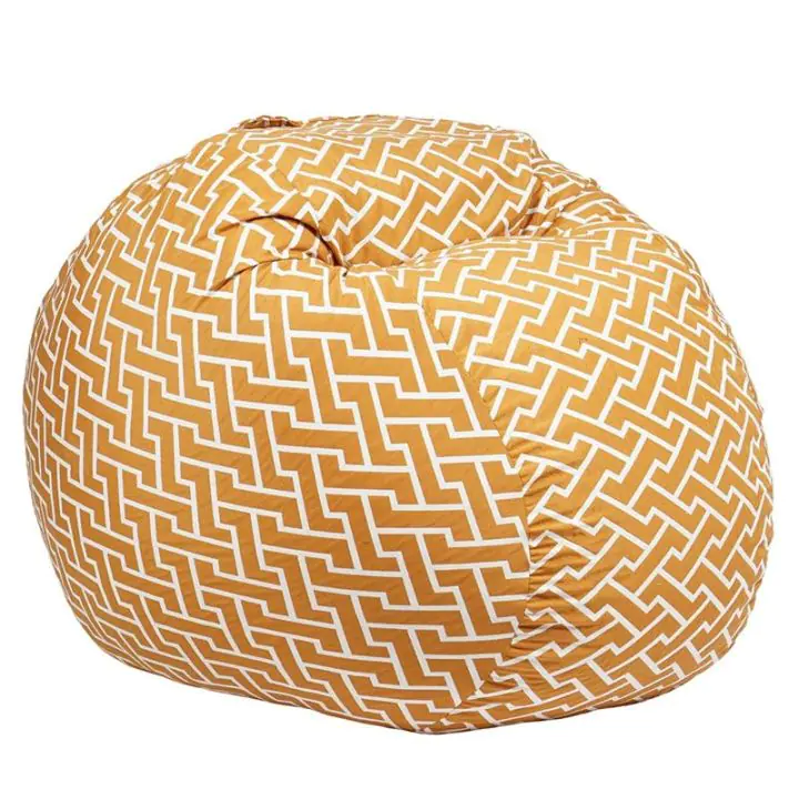 Барбарон 600л. King Size, Zippity Orange, Перящ се калъф, Пълнеж с микс от мемори пяна и дунапрен, Гама Premium, (PUF-M-K-PT-ZIO)