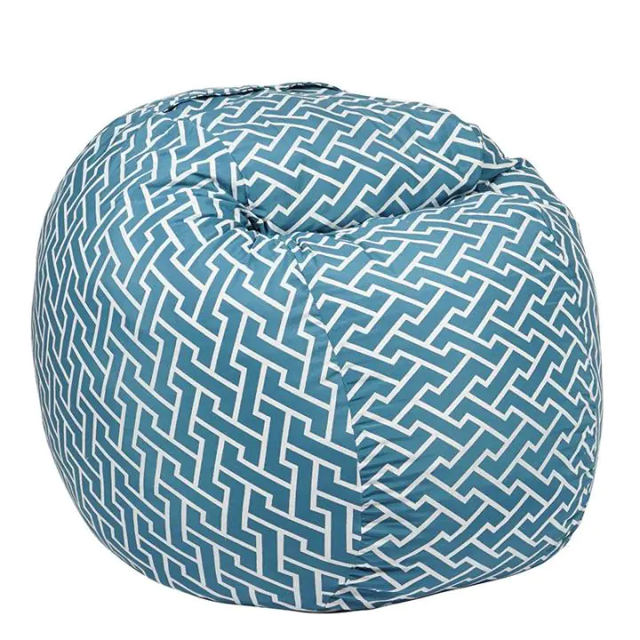 Барбарон 600л. King Size, Zippity Turquoise, Перящ се калъф, Пълнеж с микс от мемори пяна и дунапрен, Гама Premium, (PUF-M-K-PT-ZIT)