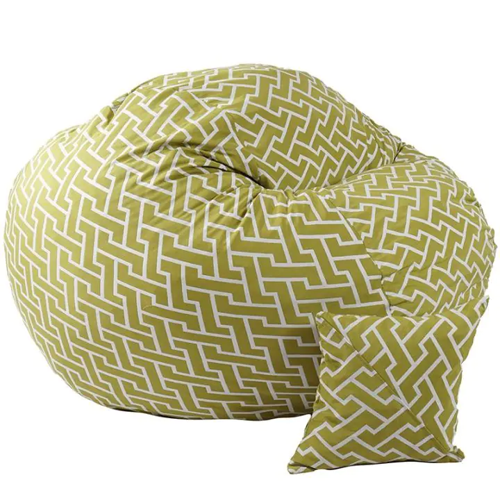 Комплект Барбарон и декоративна възглавница 600л. King Size, Zippity Green, Перящ се калъф, Пълнеж с микс от мемори пяна и дунапрен, Гама Premium, (PUF-M-KP-PT-ZIG)