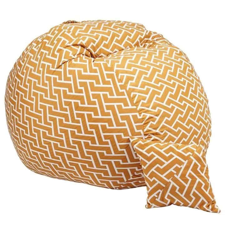 Комплект Барбарон и декоративна възглавница 600л. King Size, Zippity Orange, Перящ се калъф, Пълнеж с микс от мемори пяна и дунапрен, Гама Premium, (PUF-M-KP-PT-ZIO)