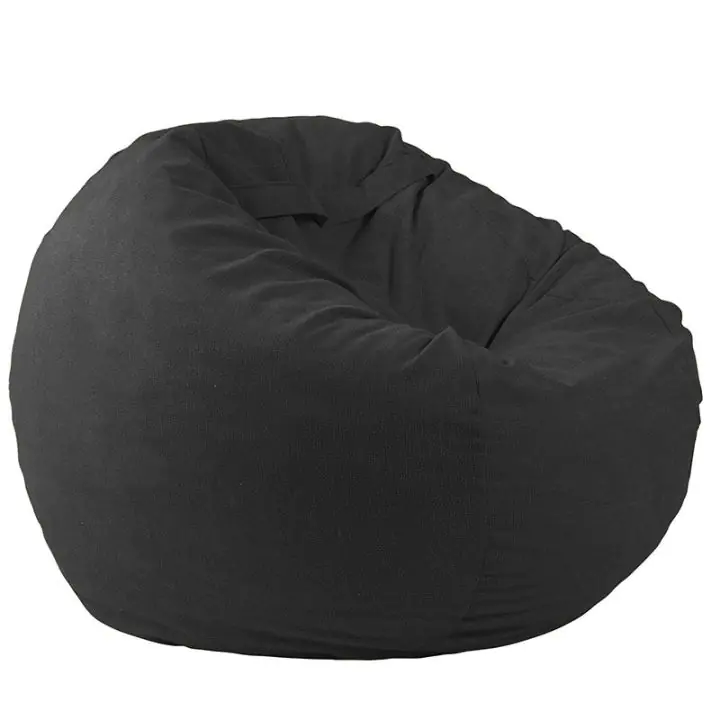 Пуф барбарон, 400л., Matusalem - Black Velvet, Перящ се калъф, Подходящ за деца, Пълнеж с микс от мемори пяна и дунапрен, Гама Plush Honey