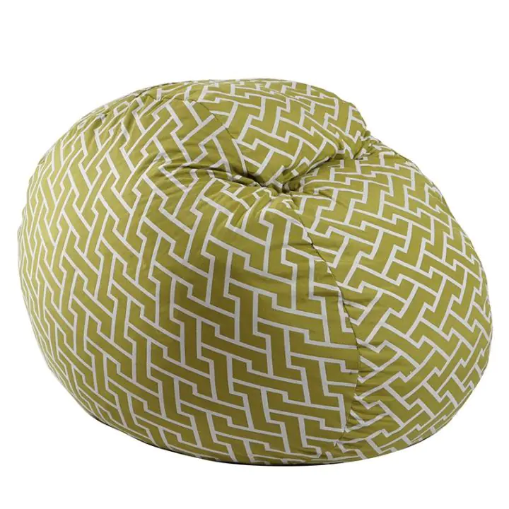 Барбарон 400л. Matusalem, Zippity Green, Перящ се калъф, Подходящ за деца, Пълнеж с микс от мемори пяна и дунапрен, Гама Premium, (PUF-M-M-PT-ZIG)