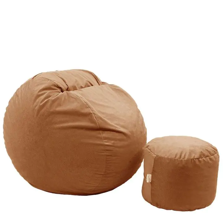 Комплект Барбарон с табуретка за крака, Matusalem, Creamsicle, Перящ се калъф, Подходящ за деца, 500л., (12839)