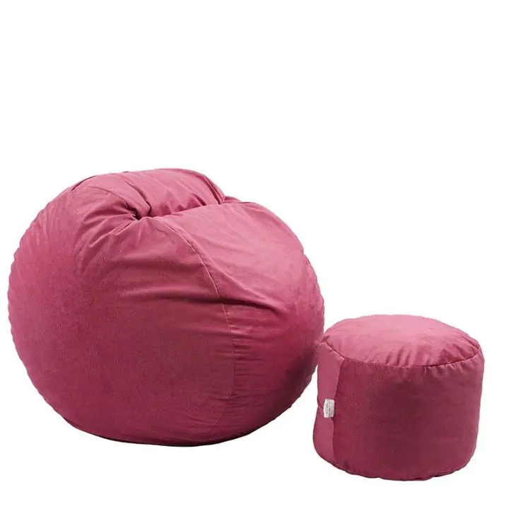 Комплект Барбарон с табуретка за крака 500л. Matusalem, Fandango, Перящ се калъф, Подходящ за деца, Пълнеж с микс от мемори пяна и дунапрен, Гама Premium, (PUF-M-MO-PT-FND)