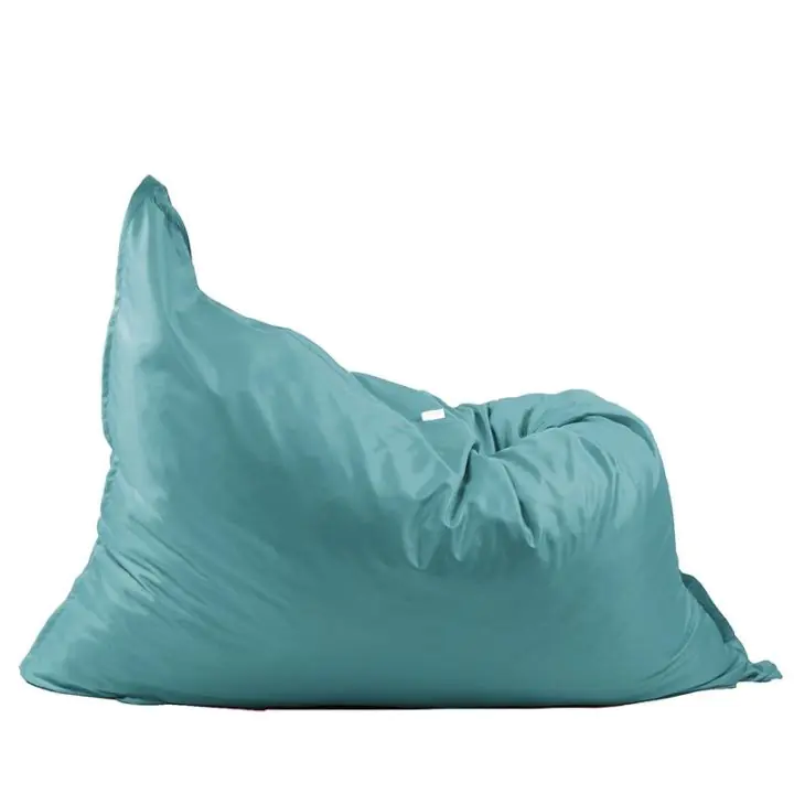 Пуф, 500л. Magic pillow XXL - Panama Turcoaz, Водоустойчив, Перящ се калъф, Пълнеж с микс от мемори пяна и дунапрен, 8239