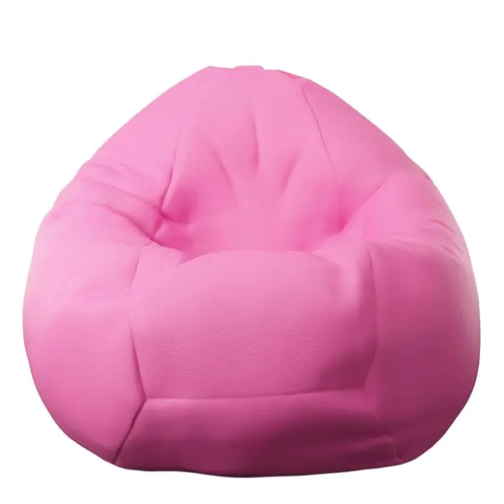 Пуф, круша, 520л., Nirvana Gigant - Pink, Еко кожа, Пълнеж от Полистиролни перли