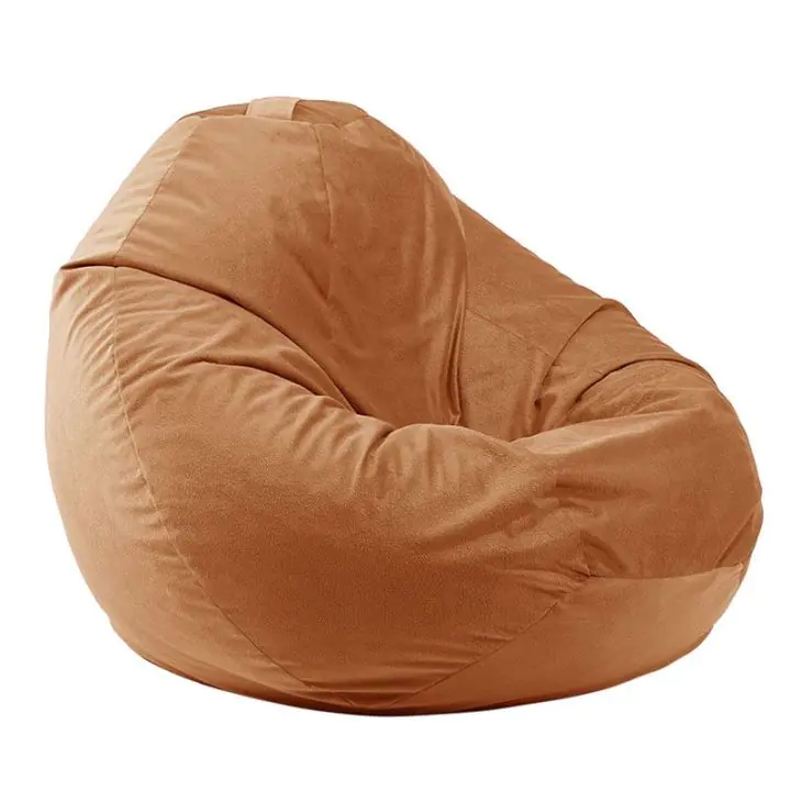 Пуф круша 520л., Nirvana Gigant, Creamsicle, Перящ се калъф, Пълнеж от Полистиролни перли, Гама Premium, (12830)