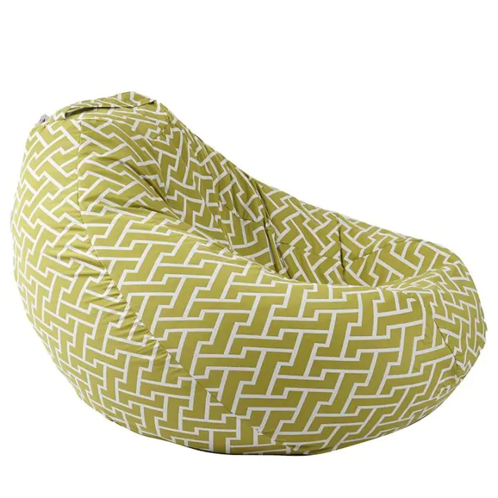 Пуф круша 520л., Nirvana Gigant, Zippity Green, Перящ се калъф, Пълнеж от Полистиролни перли, Гама Premium, (PUF-G-NGG-PT-ZIG)