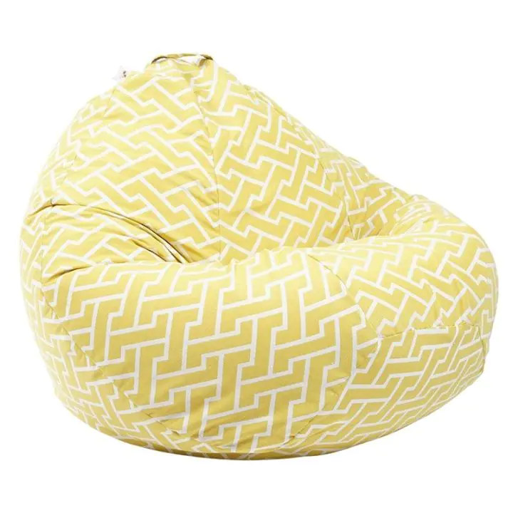 Пуф круша 520л., Nirvana Gigant, Zippity Yellow, Перящ се калъф, Пълнеж от Полистиролни перли, Гама Premium, (PUF-G-NGG-PT-ZIY)