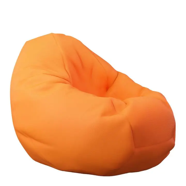 Пуф, круша, 320л., Nirvana Grande - Panama Neon Orange, Водоустойчив, Перящ се калъф, Пълнеж от Полистиролни перли, 8318