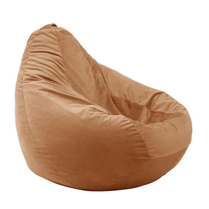 Пуф круша 320л. Nirvana Grande, Creamsicle, Перящ се калъф, Пълнеж от Полистиролни перли, Гама Premium, (12831)