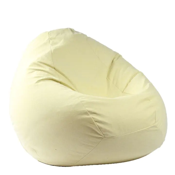 Пуф, круша, 320л., Nirvana Grande - Lemon, Перящ се калъф, Пълнеж от Полистиролни перли, Гама Premium, 8382