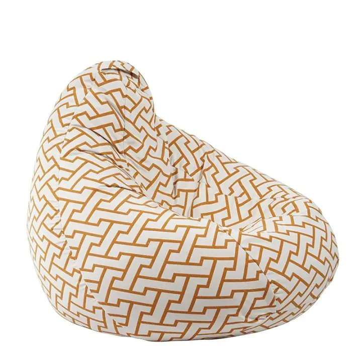 Пуф круша 320л. Nirvana Grande, Zappity Orange, Перящ се калъф, Пълнеж от Полистиролни перли, Гама Premium, (PUF-G-NGR-PT-ZAO)