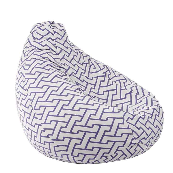 Пуф круша 320л. Nirvana Grande, Zappity Purple, Перящ се калъф, Пълнеж от Полистиролни перли, Гама Premium, (PUF-G-NGR-PT-ZAP)