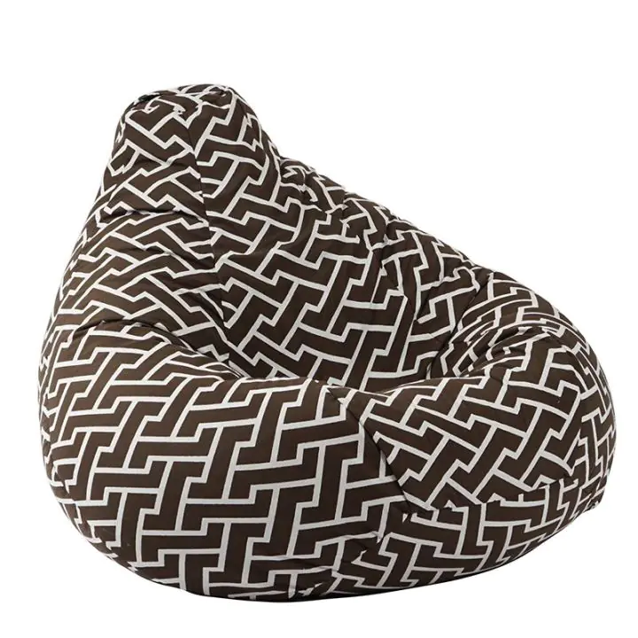 Пуф круша 320л. Nirvana Grande, Zippity Brown, Перящ се калъф, Пълнеж от Полистиролни перли, Гама Premium, (PUF-G-NGR-PT-ZIB)