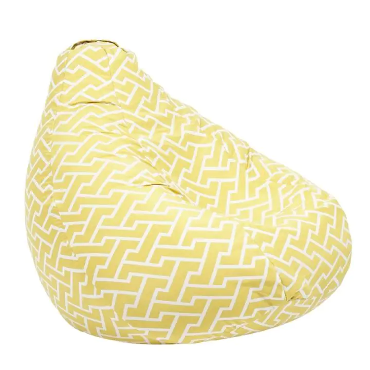 Пуф круша 320л. Nirvana Grande, Zippity Yellow, Перящ се калъф, Пълнеж от Полистиролни перли, Гама Premium, (PUF-G-NGR-PT-ZIY)