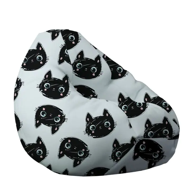 Пуф круша 320л., Nirvana Grande, Catoon, Водоустойчив, Перящ се калъф, Пълнеж от Полистиролни перли, принт, (12842)