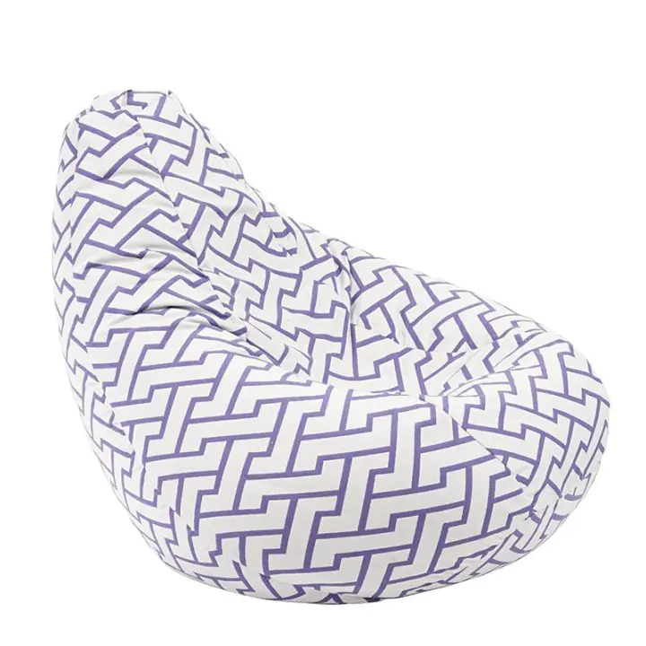 Пуф круша 220л. Nirvana Hobbit, Zappity Purple, Перящ се калъф, Пълнеж от полистиролни перли, Гама Premium, (PUF-G-NH-PT-ZAP)