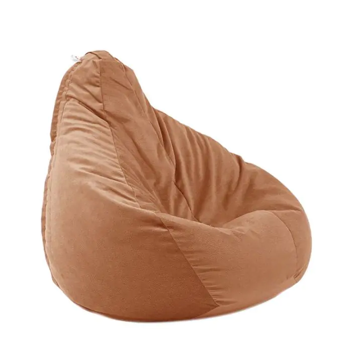 Пуф круша за деца 4-14 г., 160л. Nirvana Light, Creamsicle, Перящ се калъф, Пълнеж от Полистиролни перли, Гама Premium, (12833)