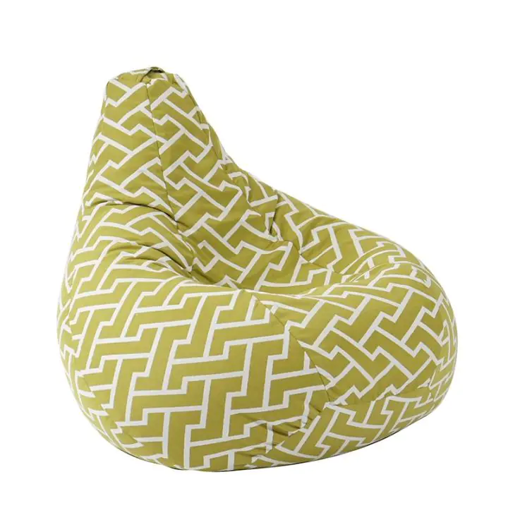 Пуф круша за деца 4-14 г., Nirvana Light, Zippity Green, Перящ се калъф, Пълнеж от Полистиролни перли, 160л., (9323)