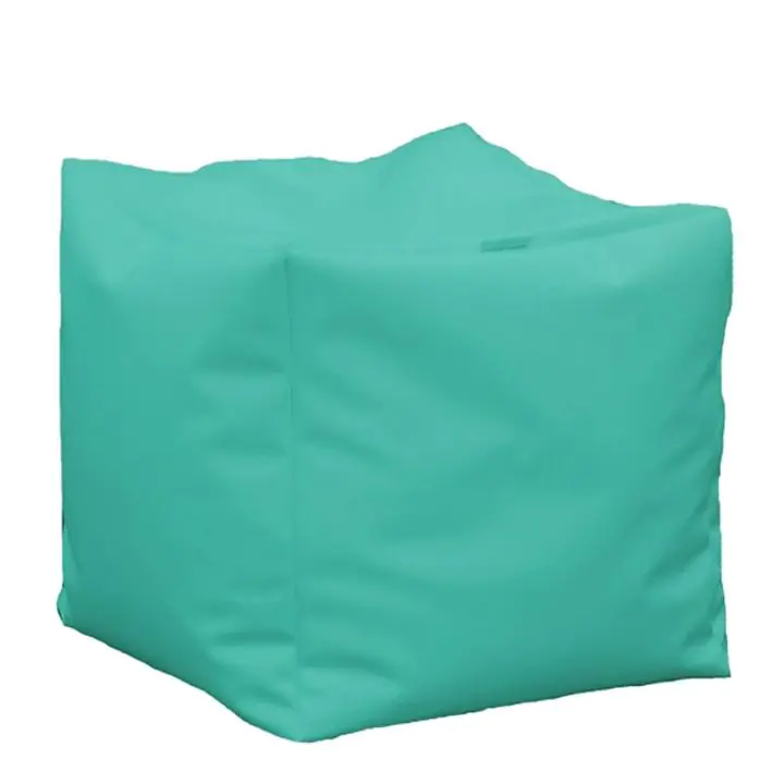 Пуф, Табуретка Куб XL - Teteron Aqua, Пълнеж от Полистиролни перли, за открито, 130л., (8275)