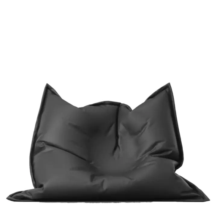 Пуф, Голяма възглавница, 350л., Magic Pillow - Panama Black, Перящ се калъф, Водоустойчив, Пълнеж от Полистиролни перли