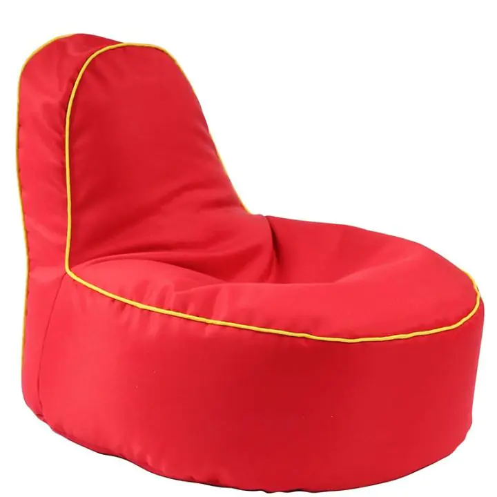 Пуф, стол, 220л., OK Senior, Panama Red, Водоустойчив, Перящ се калъф, Пълнеж от Полистиролни перли, принт, 8484