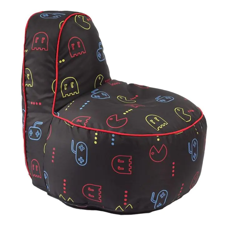 Пуф, стол, 200л., OK Junior, Game On, Водоустойчив, Перящ се калъф, Пълнеж от Полистиролни перли, принт, 8479