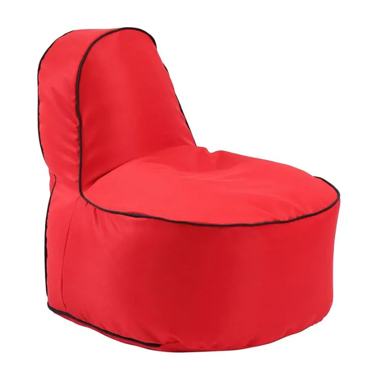 Пуф, стол, 200л., OK Junior, Panama Red, Водоустойчив, Перящ се калъф, Пълнеж от Полистиролни перли, принт, 8478