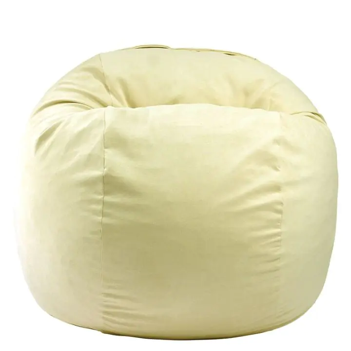 Пуф, Барбарон, 600л., King Size - Lemon, Перящ се калъф, Трансформира се в легло, Пълнеж с микс от мемори пяна и дунапрен, Гама Premium, 8125