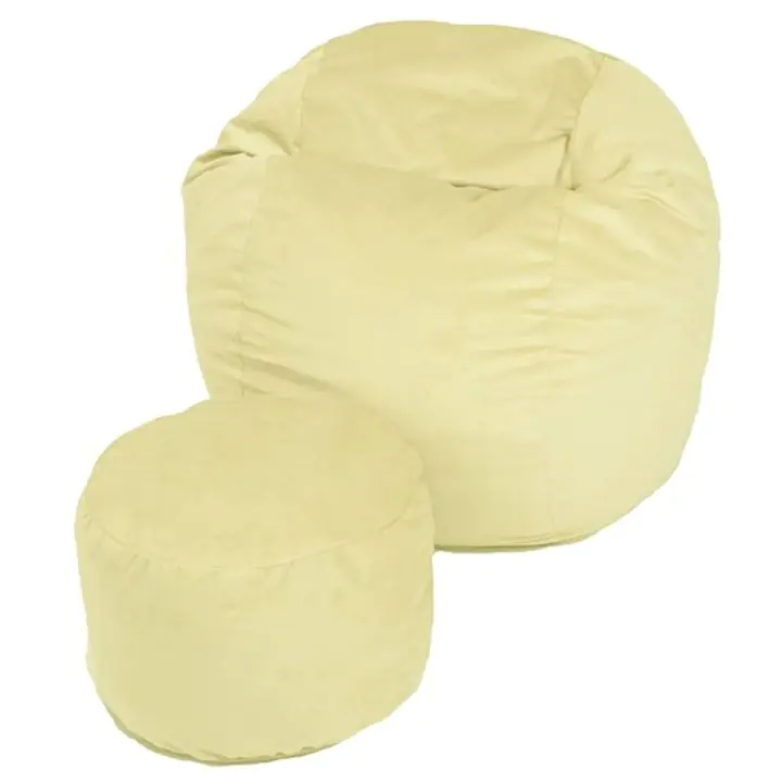 Комплект, Барбарон и табуретка за крака, King Size - Lemon, Трансформира се в легло, 700л., (8073)