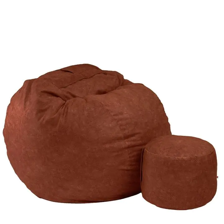 Комплект Барбарон и табуретка за крака 700л. King Size, Terra, Перящ се калъф, Трансформира се в легло, Пълнеж с микс от мемори пяна и дунапрен, Гама Premium, 8929