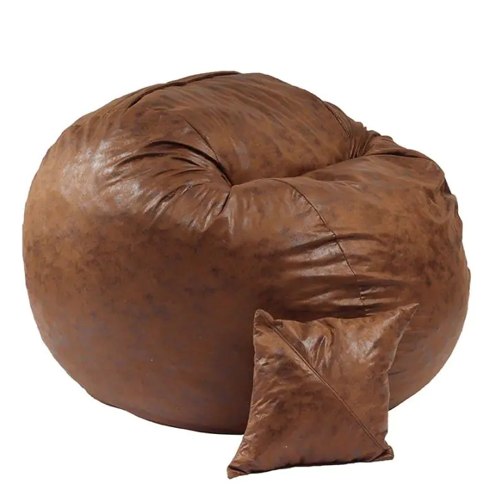 Комплект, Барбарон и декоративна възглавница, 600л., King Size - Iced Coffee, Перящ се калъф, Трансформира се в легло, Пълнеж с микс от мемори пяна и дунапрен, Гама Premium, 8451