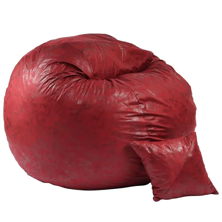 Комплект, Барбарон и декоративна възглавница, 600л., King Size - Cranberry, Перящ се калъф, Трансформира се в легло, Пълнеж с микс от мемори пяна и дунапрен, Гама Premium, 8452