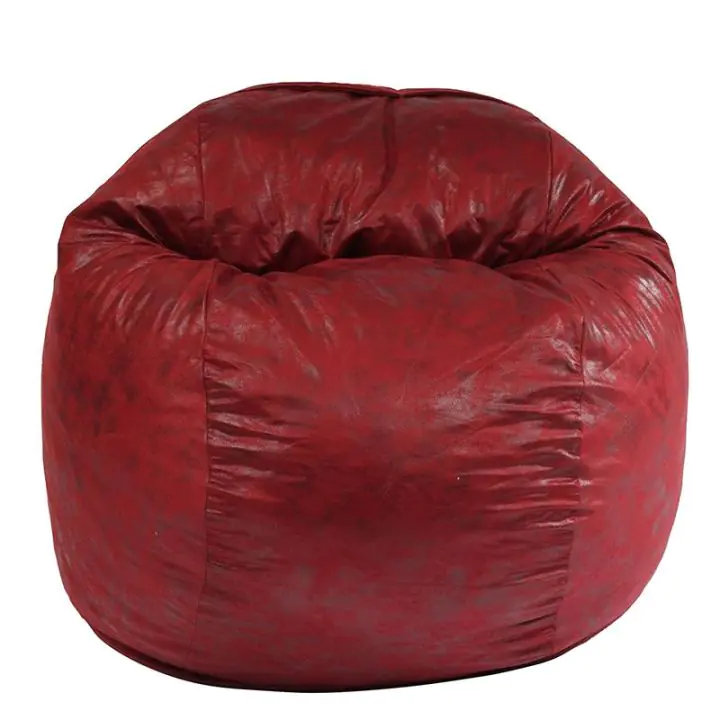 Пуф барбарон, 400л., Matusalem - Cranberry, Перящ се калъф, Подходящ за деца, Пълнеж с микс от мемори пяна и дунапрен, Гама Premium, 8422