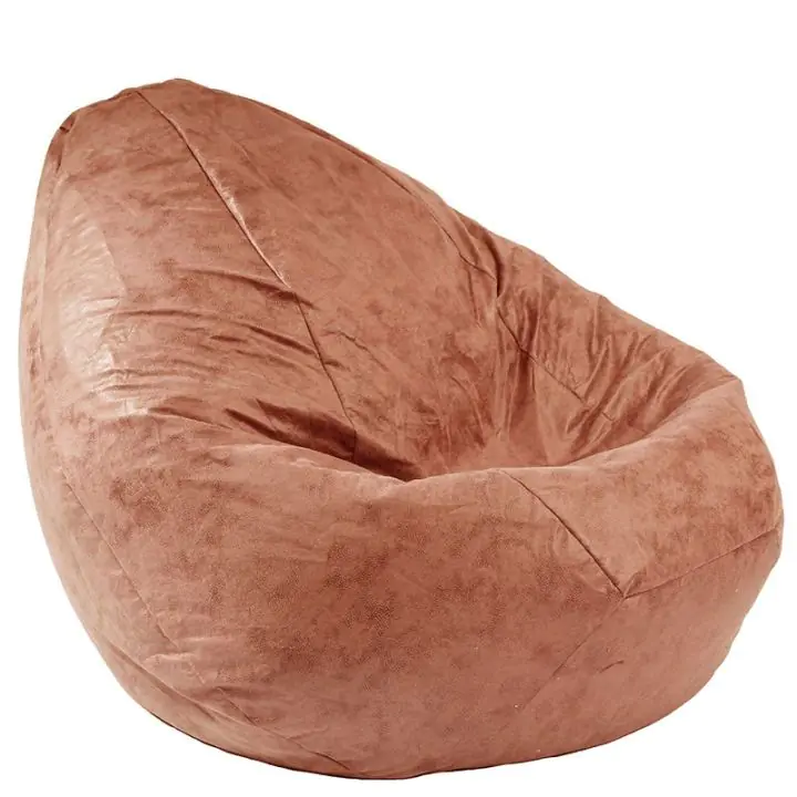 Пуф круша 320л. Nirvana Grande - Tiger eye, Перящ се калъф, Пълнеж от Полистиролни перли, Гама Premium, 8955