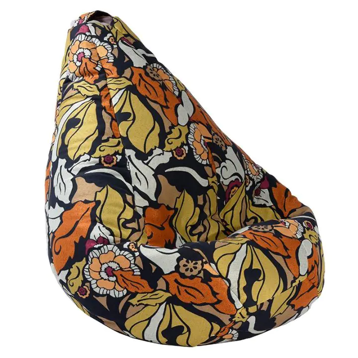 Пуф, круша за деца 4-14 г.,160л. Nirvana Light - Fantasy, Перящ се калъф, Пълнеж от Полистиролни перли, Гама Premium, 8157