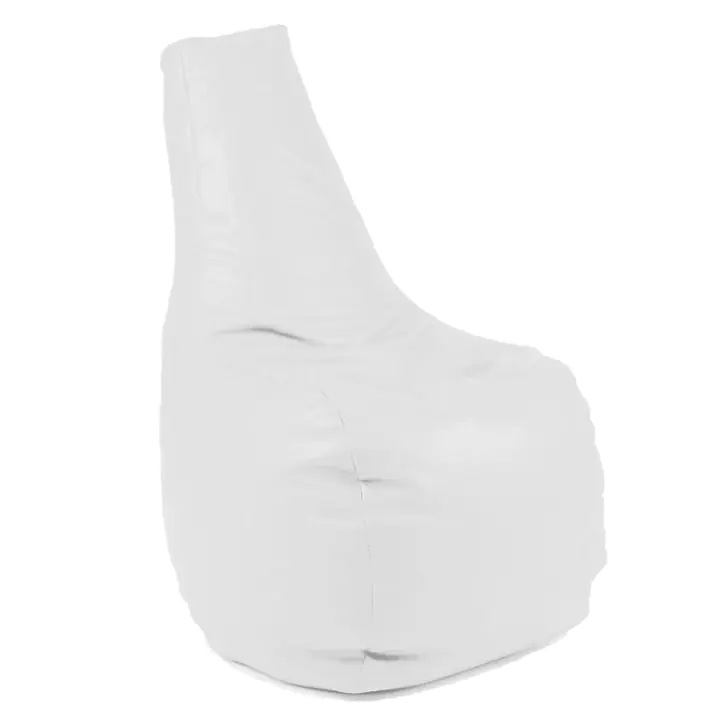 Пуф, стол, 210л., Sunlounger - Alb, Еко кожа, Пълнеж от полистиролни перли